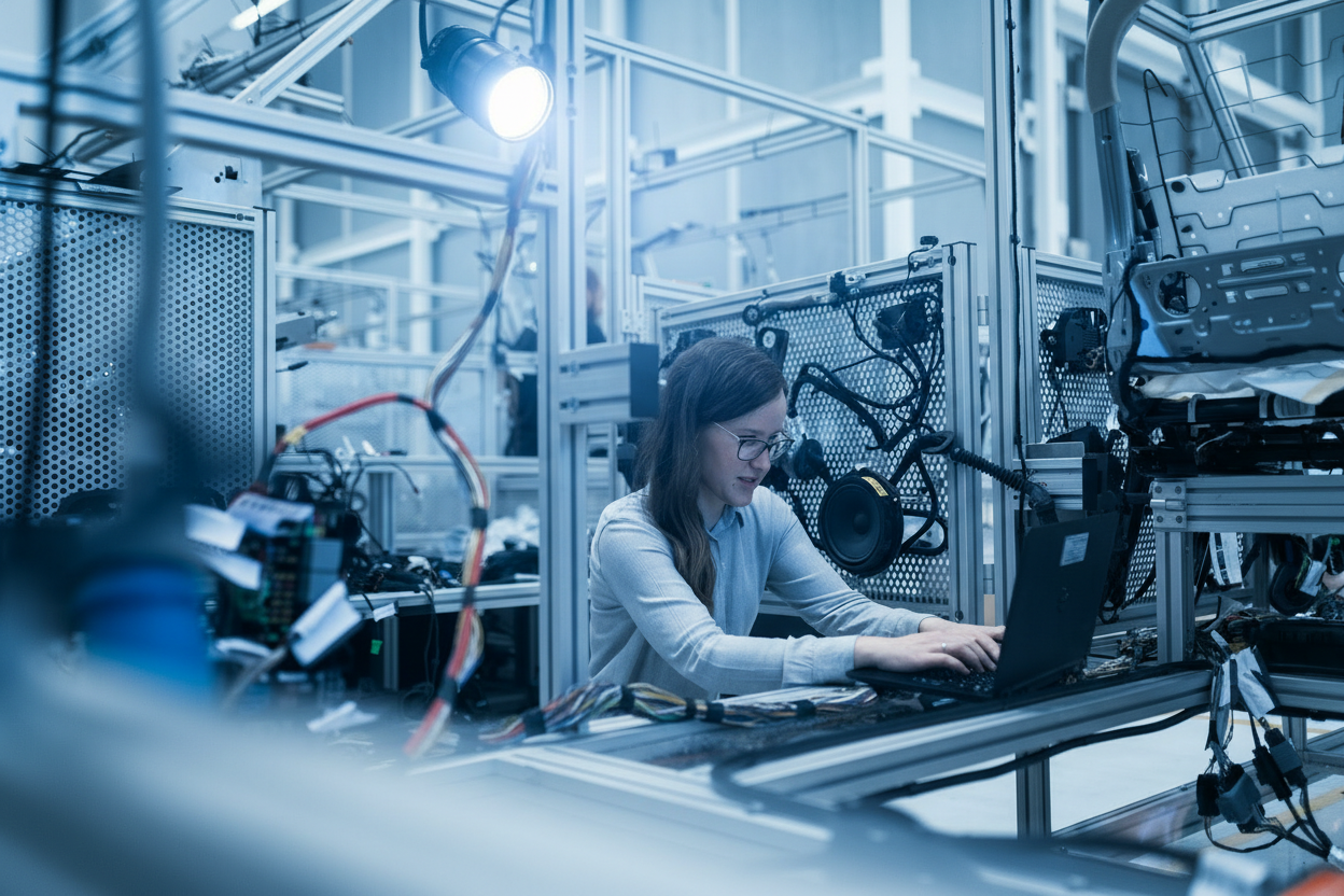Manufacturing and industrial business representing Garrett Indiana workforce and blue-collar community in DeKalb County