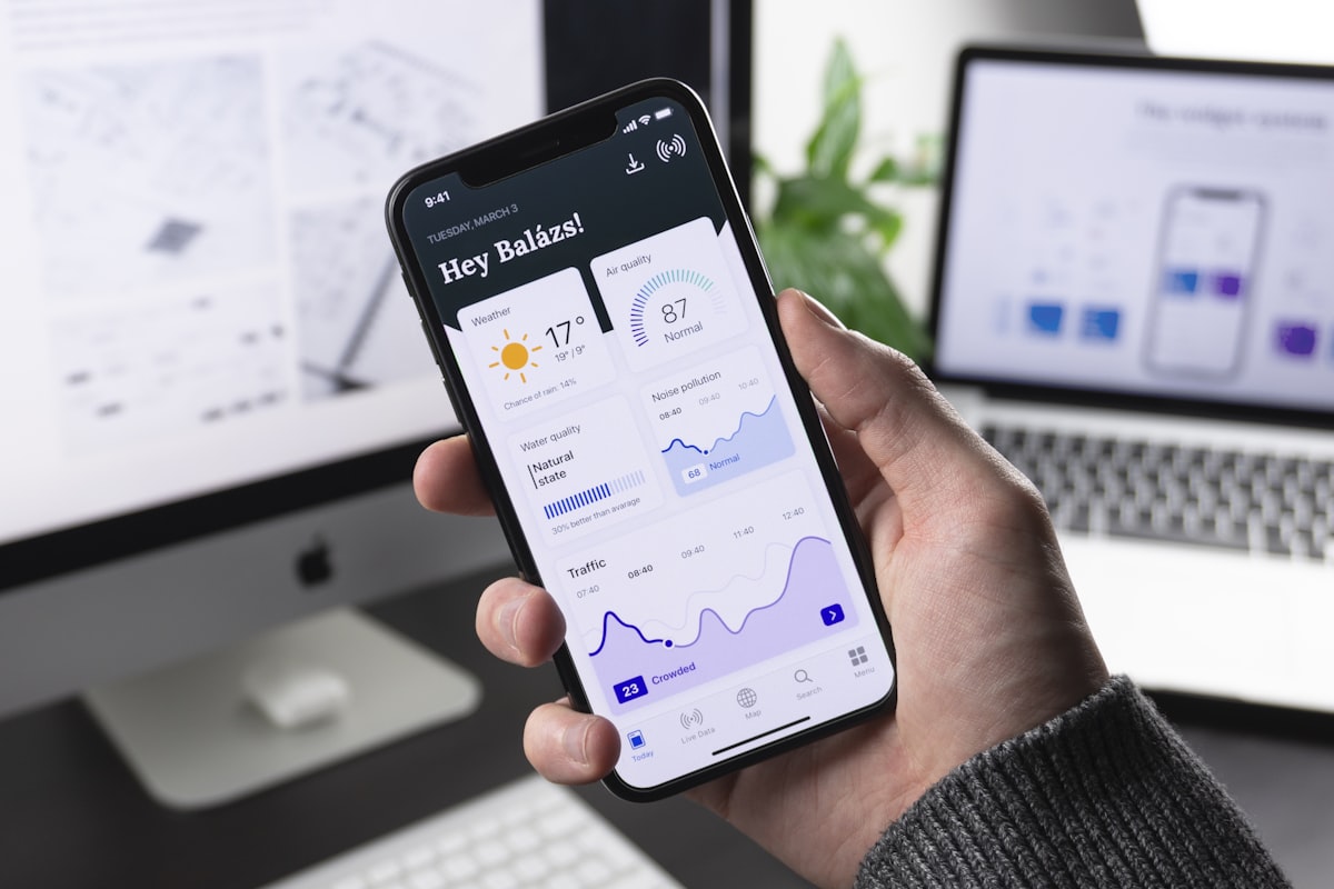 Mobile app development services for Fort Wayne Indiana businesses featuring iOS Android and cross-platform application design and development for Allen County companies